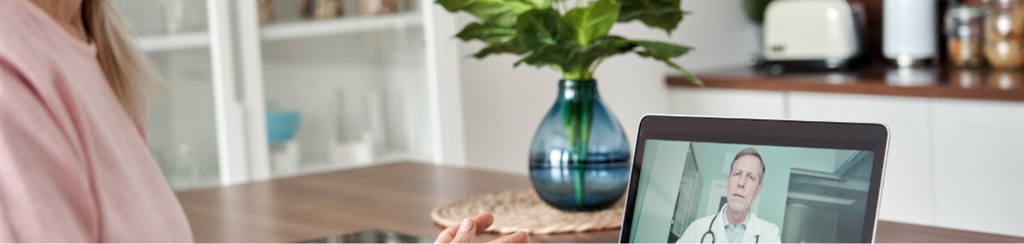 A woman working but avoiding work from home burnout